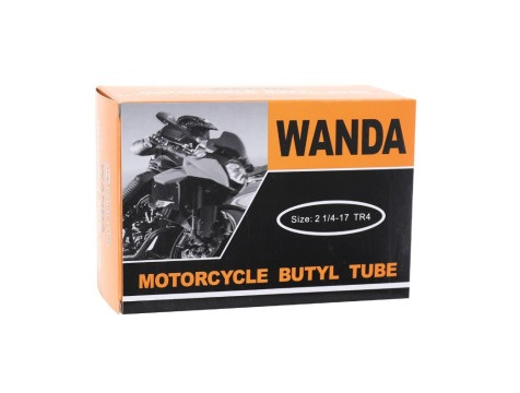 CHAMBRE A AIR CYCLO 2 1/4-17 - 2X17 VALVE DROITE TR4