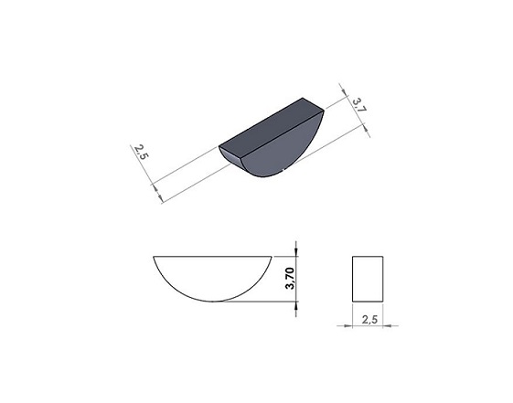 CLAVETTE ALLUMAGE / EMBRAYAGE DERBI 50 SENDA EURO2 / EURO3 (2.5MM X 3.7MM)