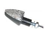 MINI CLIGNOTANT HOMOLOGUE TRIANGLE COURT NOIR AMPOULE LED