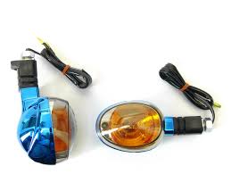 CLIGNOTANT HOMOLOGUE TNT TYPE LEXUS ANODISE BLEU LA PAIRE