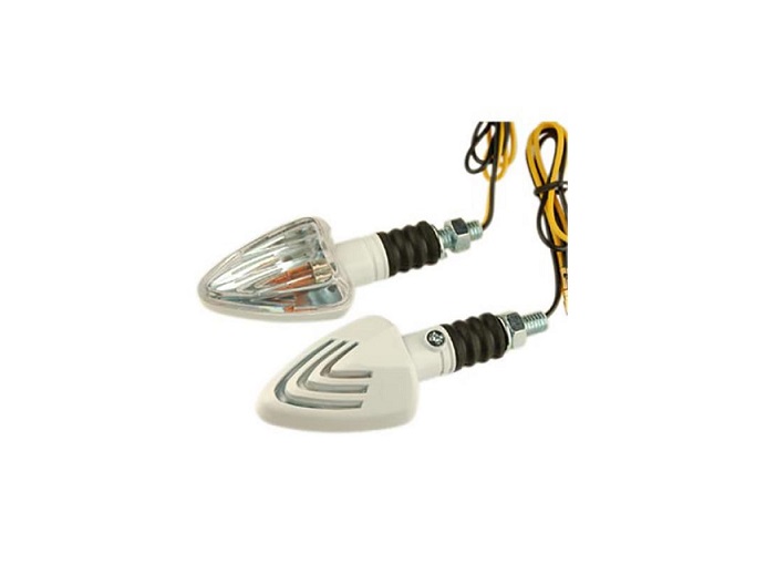 CLIGNOTANT TUNR TRIANGLE COURT BLANC / TRANSPARENT 12V 21W