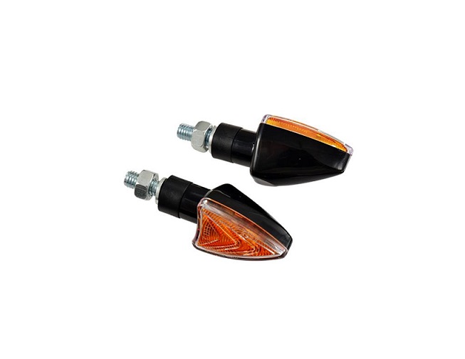 CLIGNOTANT TUNR TRIANGLE COURT NOIR / TRANSPARENT 12V 5W