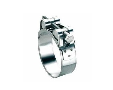 COLLIER ECHAPPEMENT ACIER CHROME INOXYDABLE DIAMETRE 44-47MM