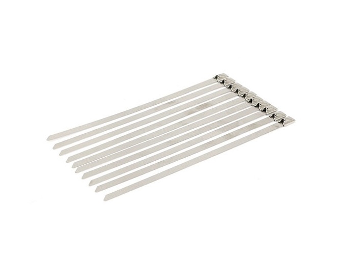 COLLIERS DE SERRAGE INOX 200MM POUR BANDE THERMIQUE ECHAPPEMENT SACHET DE 10