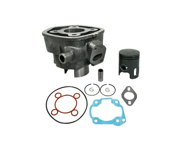 KIT CYLINDRE PISTON 2TPS TEKNIX SANS CULASSE FONTE SCOOTER APRILIA/MALAGUTI/MBK/YAMAHA 50 NITRO/AEROX/SR50LC/F12LC/MACH G