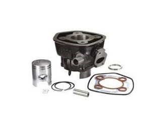 KIT CYLINDRE PISTON 2TPS TEKNIX SANS CULASSE FONTE SCOOTER APRILIA/MALAGUTI/MBK/YAMAHA 50 NITRO/AEROX/SR50LC/F12LC/MACH G