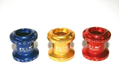 DIABOLOS ALU / PIONS DE BRAS OSCILLANT OR  8MM 