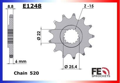 PIGNON ACIER 4207.E1248