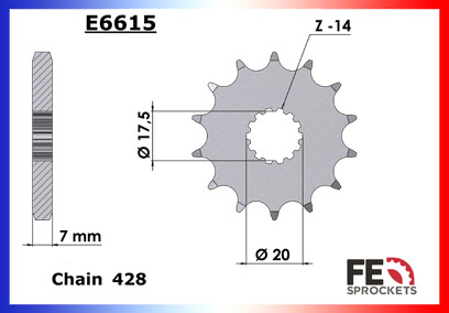 PIGNON ACIER 3209.E615