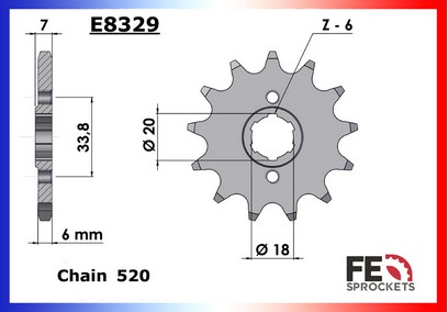 PIGNON ACIER 3205.E266