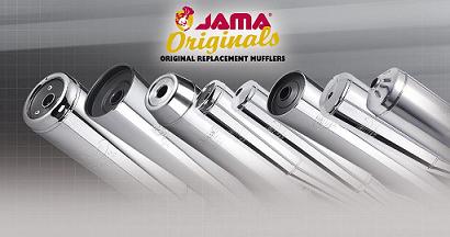 LIGNE ECHAPPEMENT COMPLETE JAMA INOX/INOX YAMAHA 1100 FJ 1984-1985 / 1200 FJ 1986-1987