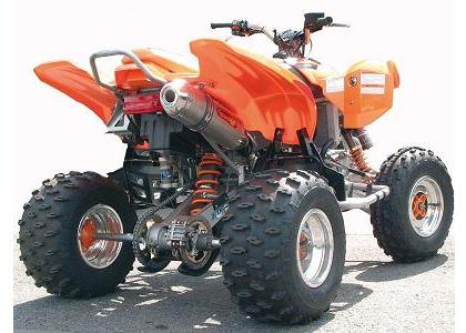 LIGNE ECHAPPEMENT COMPLETE SCORPION INOX POLARIS 500 PREDATOR 05-08