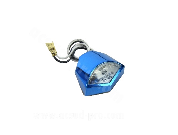 ECLAIRAGE DE PLAQUE A LEDS HOMOLOGUE TNT HEPTA BLEU ANODISE