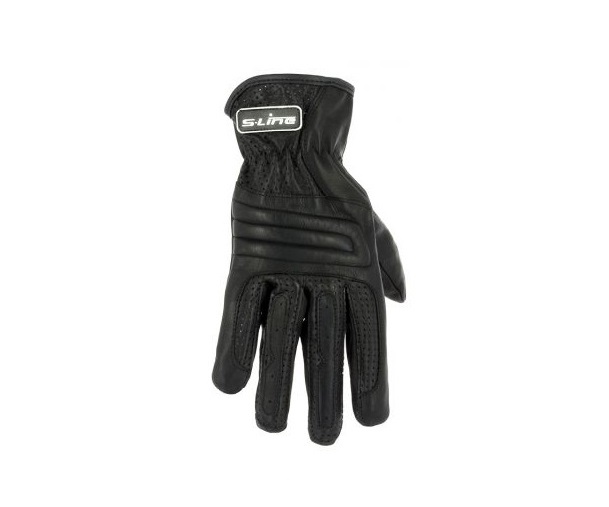 GANTS MI-SAISON CUIR S-LINE LUXE NOIR