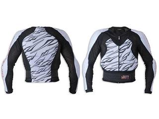 GILET UFO ULTRALIGHT AVEC CEINTURE NOIR/BLANC