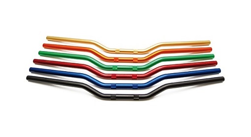 GUIDON ALU LOW V PARTS SANS BARRE NOIR/ALU/BLANC/BLEU/OR/ORANGE/ROUGE/TITANE/VERT