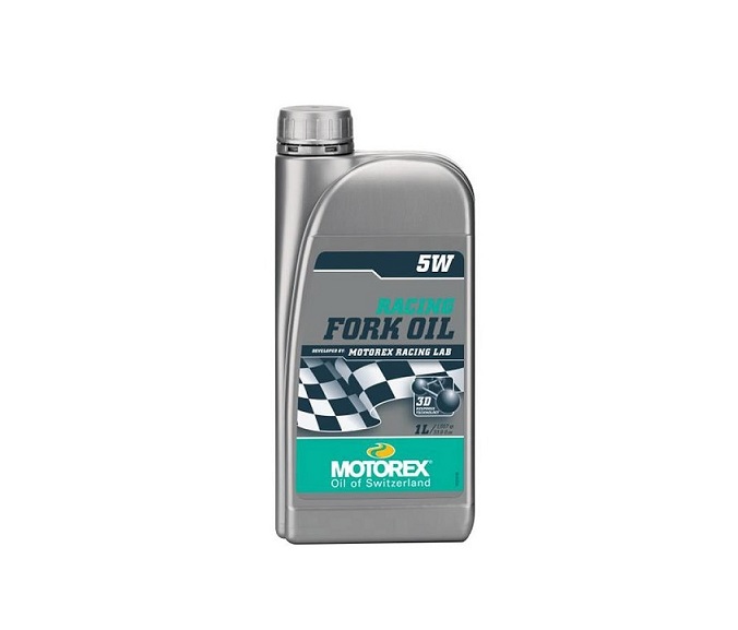 HUILE DE FOURCHE MOTOREX RACING FORK OIL 5W 1 LITRE