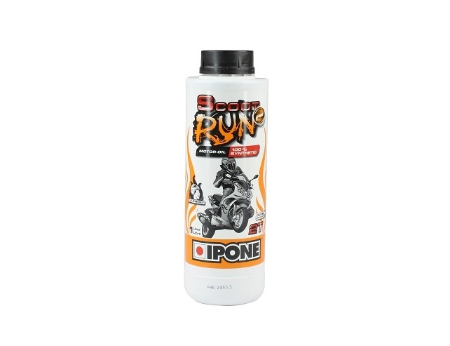 HUILE IPONE 2T SCOOT RUN2 100% SYNTHESE (BIDON 1 LITRE)