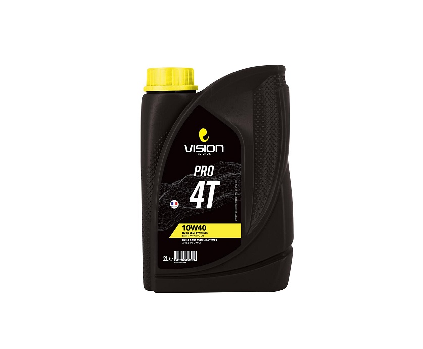 HUILE 100% SYNTHETIQUE VISION PRO 4 TEMPS SAE 10W40 2L