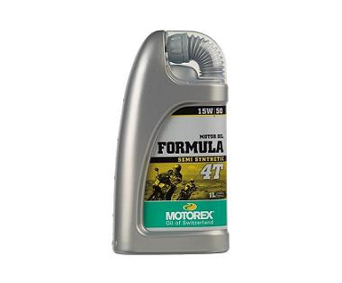 HUILE SEMI-SYNTHETIQUE MOTOREX FORMULA MOTEUR 4 TEMPS SAE 15W50 1L OU 4L