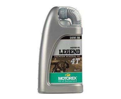 HUILE MINERALE MOTOREX LEGEND MOTEUR 4 TEMPS SAE 20W50 1L 