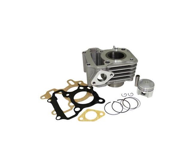 KIT CYLINDRE PISTON 4 TEMPS P2R ALU NIKASIL SANS CULASSE D.37MM PEUGEOT 50 TWEET / VIVACITY / LUDIX / SPEEDFIGHT 3 ET 4 - SYM 50 MIO / ORBIT ( AXE DE PISTON 10MM )