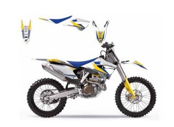 KIT DECO BLACKBIRD DREAM GRAPHIC III HUSQVARNA 125 CR/WR 2006-2013 / 250 WR 2006-2013