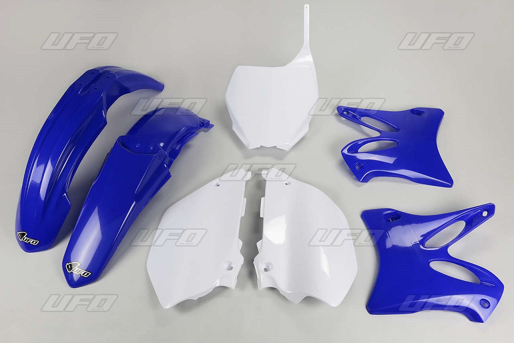 KIT PLASTIQUES COULEUR ORIGINE BLEU/BLANC UFO YAMAHA 125/250 YZ 2006-2012