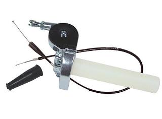 KIT POIGNEE ET CABLE POUR CARBURATEUR KEIHIN PE36 & 38MM / MIKUNI TM36 & 38MM - TMJ38MM - TMS38MM - TMX35 & 38MM - VM32 A 38MM 