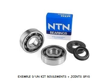 KIT ROULEMENTS DE VILEBREQUIN ET SPYS NTN MBK / YAMAHA 50 BOOSTER / NITRO / OVETTO / CPI / STUNT