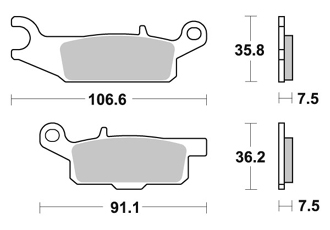 PLAQUETTES DE FREIN AV AP RACING LMP449OR