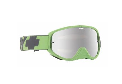 LUNETTE CROSS SPY WOOT RACE WASHED OUT GREEN VERT ECRAN MIROIR ARGENT AFC  