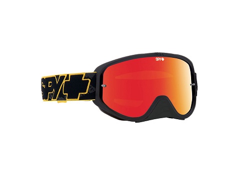 LUNETTE CROSS SPY WOOT RACE YELLOW HIGHLIGHT JAUNE/NOIR ECRAN MIROIR ROUGE AFC   