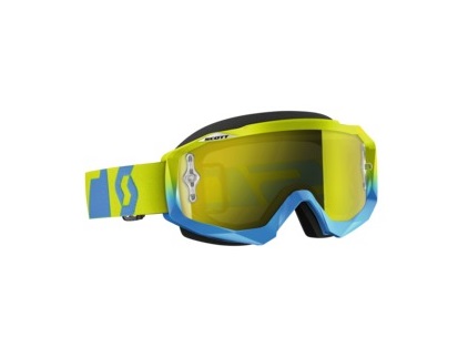 LUNETTE CROSS SCOTT HUSTLE MX OXIDE BLEU/VERT/JAUNE CHROME WORKS