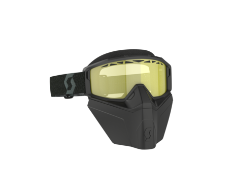 LUNETTE SCOTT PRIMAL SAFARI BLACK/YELLOW AVEC MASQUE FACIAL NOIR