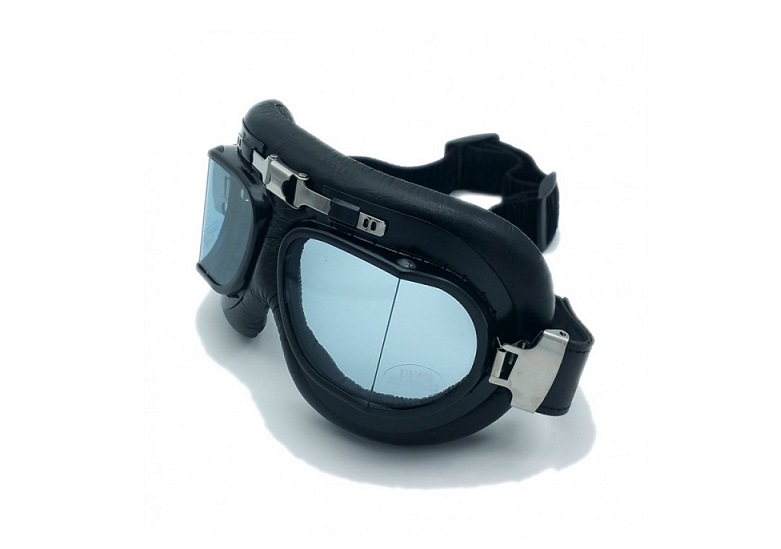 LUNETTES MOTO SCOOTER AVIATEUR NOIRES