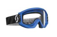 LUNETTE CROSS SCOTT RECOIL INJ SF SGL BLEU OU ROUGE CLEAR AFC