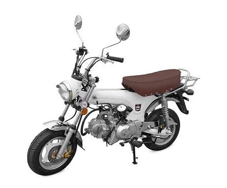 MINI MOTO TNT MOTOR CITY 4 TEMPS  50CC BLANC EURO 4