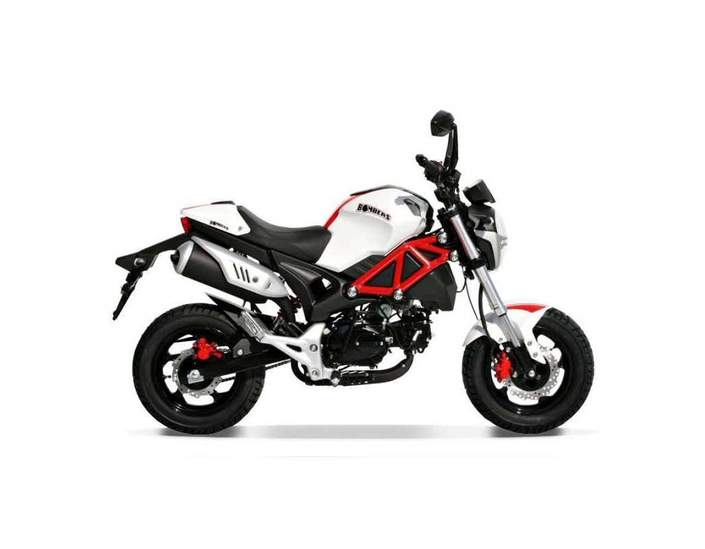 MINI MOTO MAGPOWER BOMBERS 4 TEMPS  50CC BLANC EURO 4