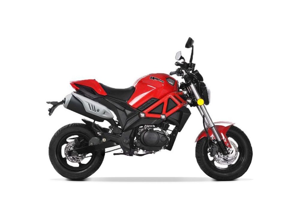 MINI MOTO MAGPOWER BOMBERS 4 TEMPS 125CC ROUGE EURO 4