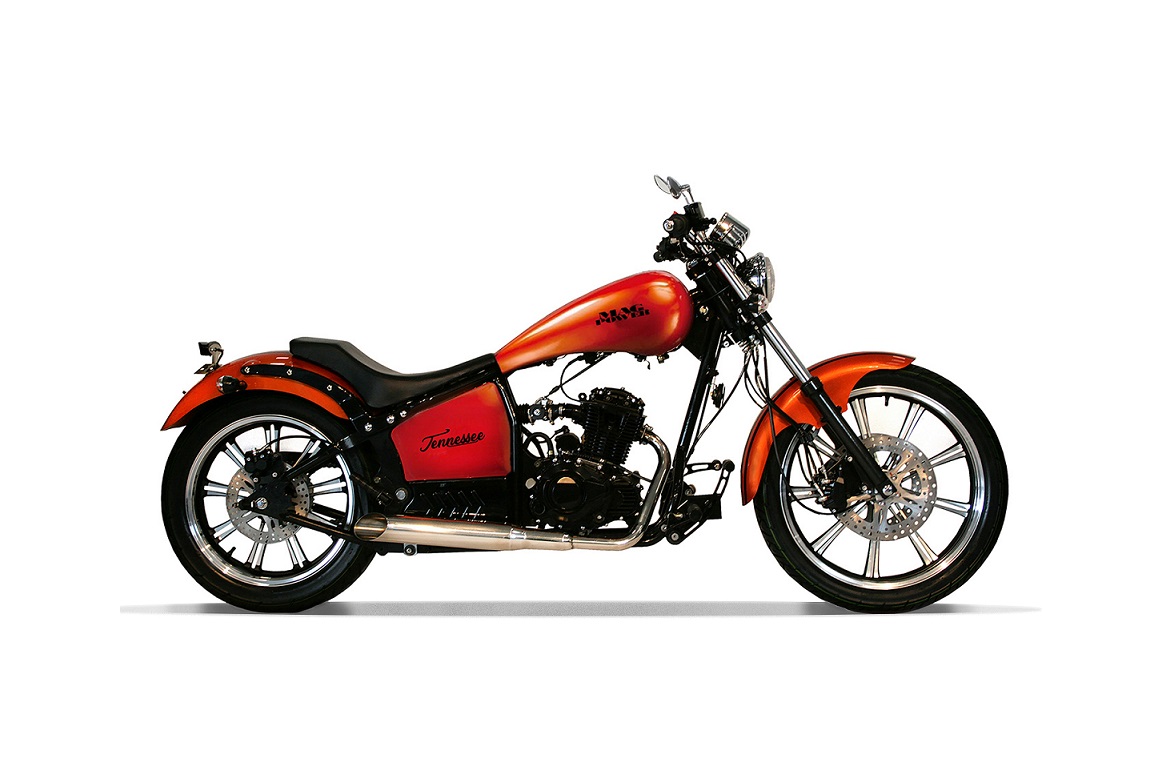 MOTO MAGPOWER TENNESSEE 4 TEMPS 125CC ORANGE METALLISEE EURO 4