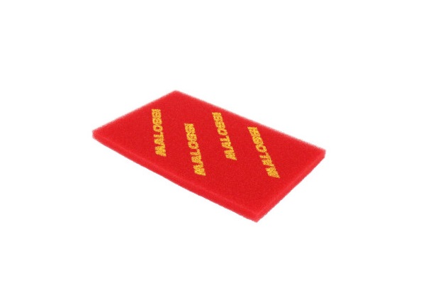 MOUSSE DE FILTRE A AIR MALOSSI A DECOUPER SIMPLE DENSITE ROUGE