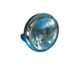 PHARE ROND CHROME / NOIR CB250N