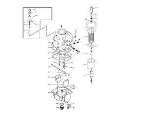 PIECES DETACHEES CARBURATEUR MIKUNI VM 26-44MM