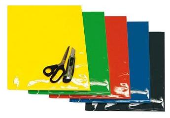 PLANCHE ADHESIVE CRYSTALL BLANCHE/NOIRE/VERTE/JAUNE/JAUNE FLUO/ROUGE/BLEU/TRANSLUCIDE