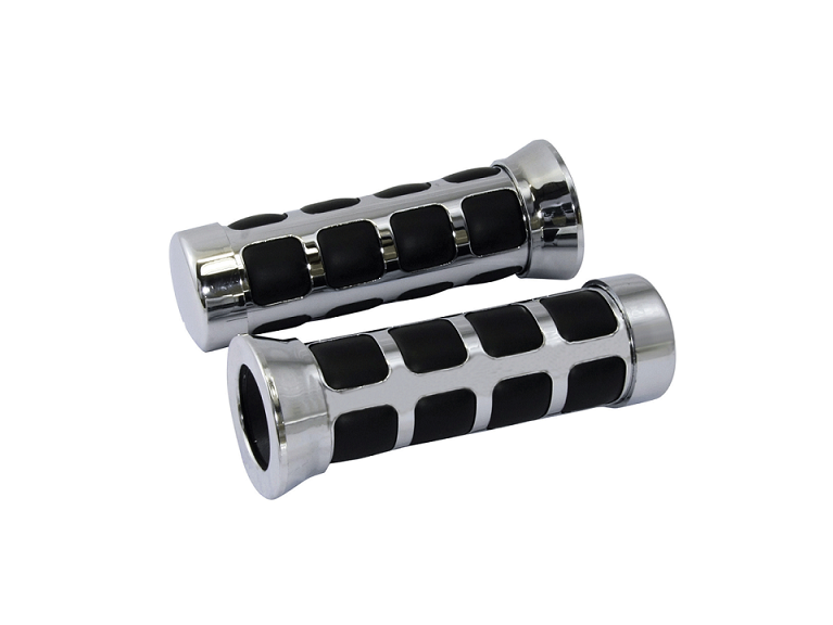 POIGNEES CHROME CUBE DIAMETRE 22MM 