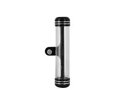 PORTE VIGNETTE ASSURANCE CYLINDRIQUE NOIR LONGUEUR 125MM