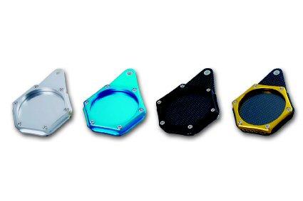 EQUIPEMENT VEHICULE > ACCESSOIRES MOTO TT - QUAD > PORTE VIGNETTE ASSURANCE  ESTHETIQUE ALU ANODISE BLEU -  - Piloter sans limite !