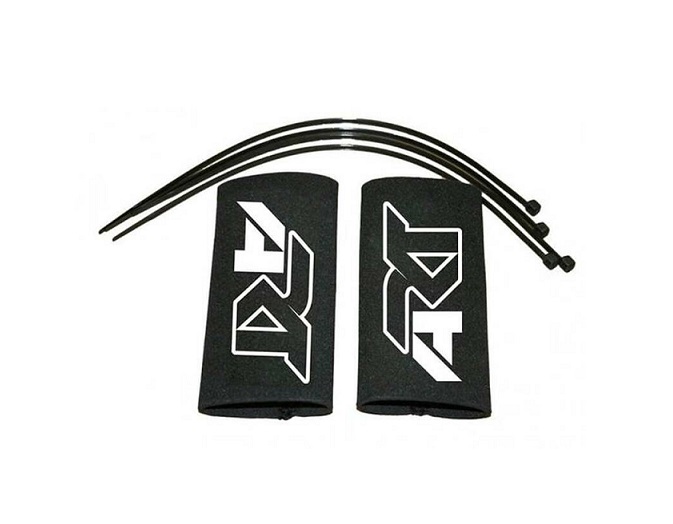 PROTECTIONS NEOPRENE DE TUBE DE FOURCHE NOIRES Ø45/50MM LONGUEUR 130MM