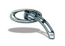 RETROVISEUR UNIVERSEL DROIT CLASSIC OVAL CHROME 10MM